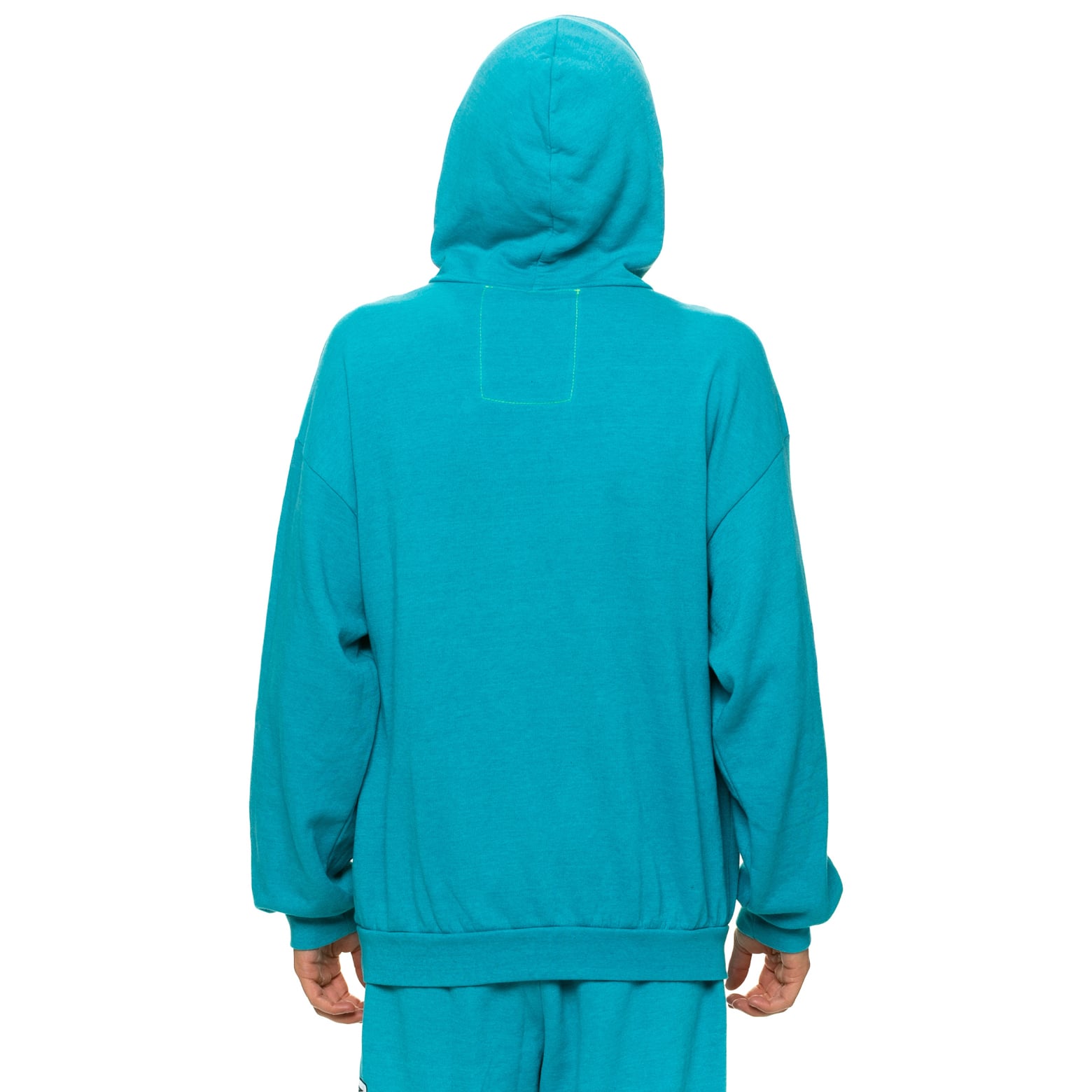 Sweat à capuche unisexe Aviator Nation Aqua Miami Dolphins Relaxed Tri-Blend