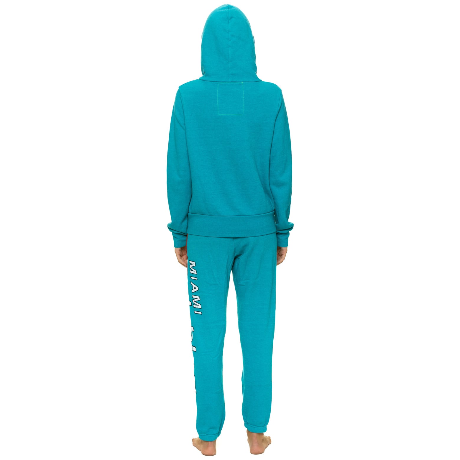 Pantalon de survêtement unisexe Aviator Nation Aqua Miami Dolphins en mélange trois matières