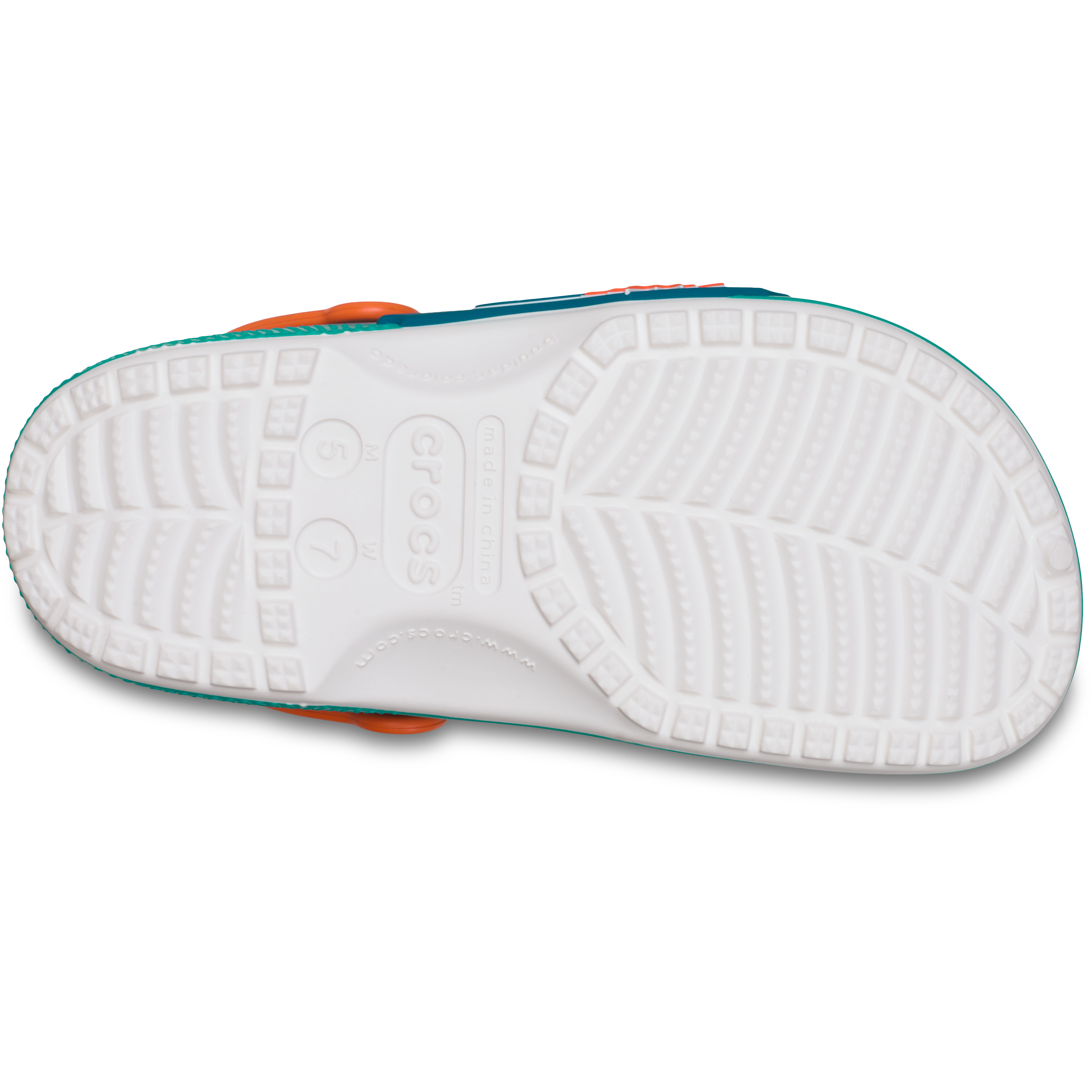 Sabots classiques unisexes Crocs Aqua Miami Dolphins