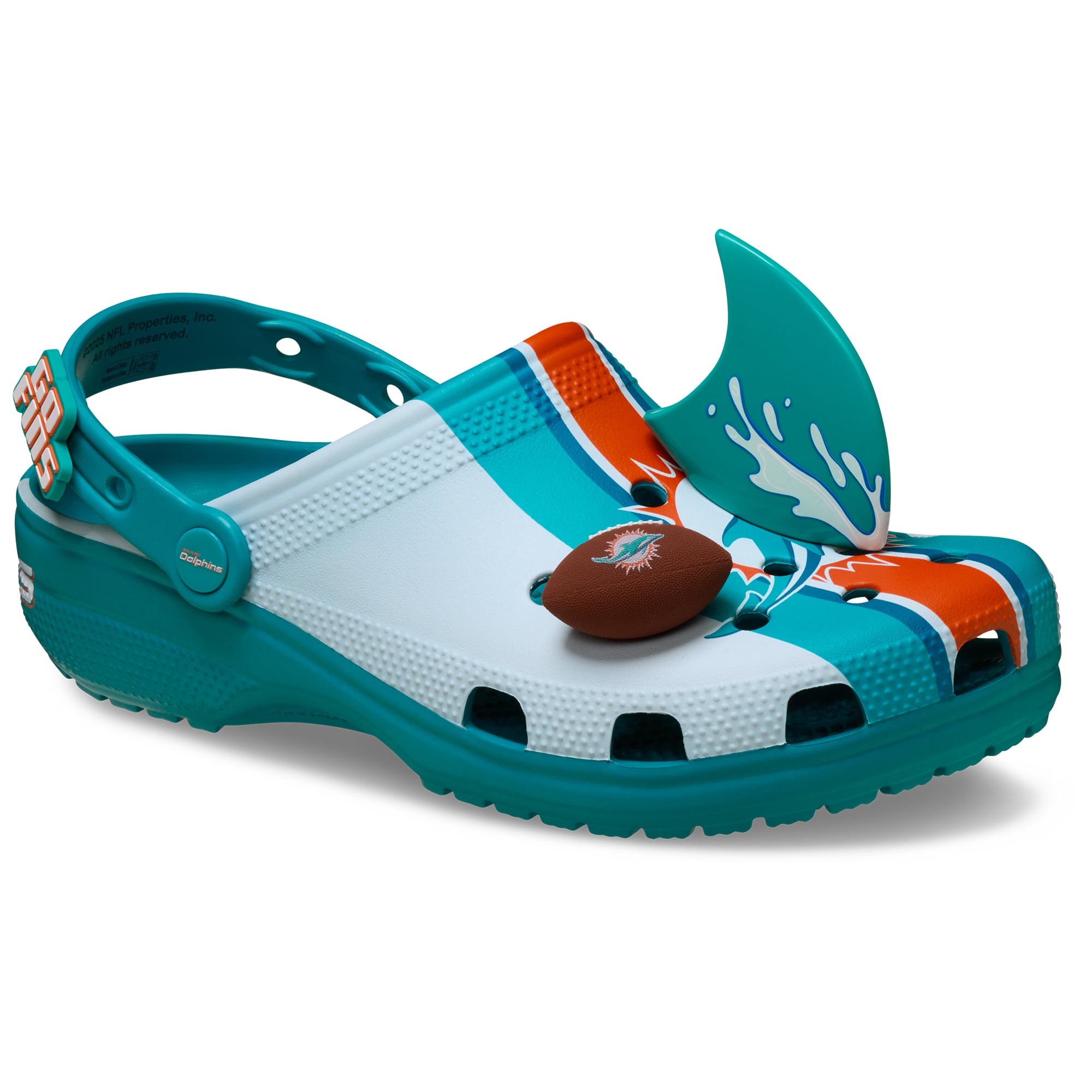 Sabots classiques unisexes Crocs Miami Dolphins