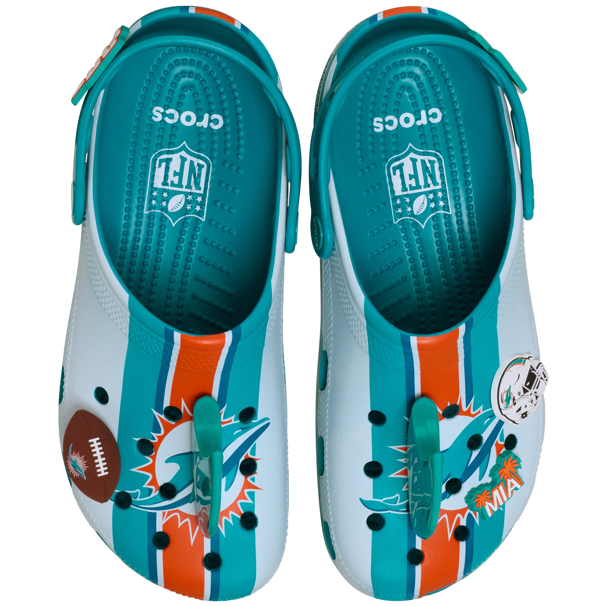 Sabots classiques unisexes Crocs Miami Dolphins