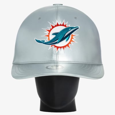 Miami Dolphins Noggin Boss Unisex Big Hat - Silver