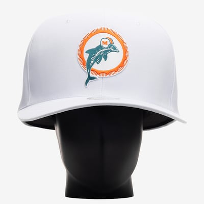 Miami Dolphins Noggin Boss Unisex Big Hat - White