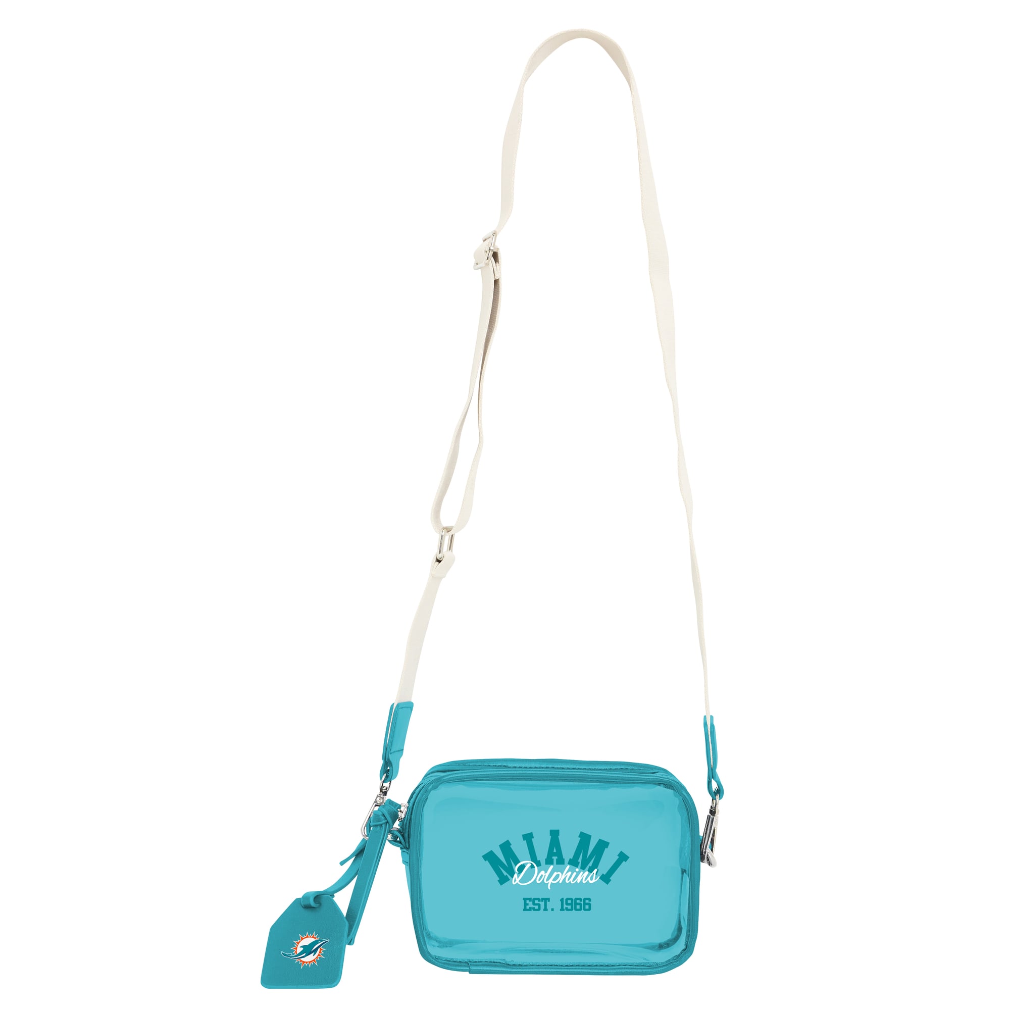 Sac bandoulière transparent WEAR by Erin Andrews Miami Dolphins