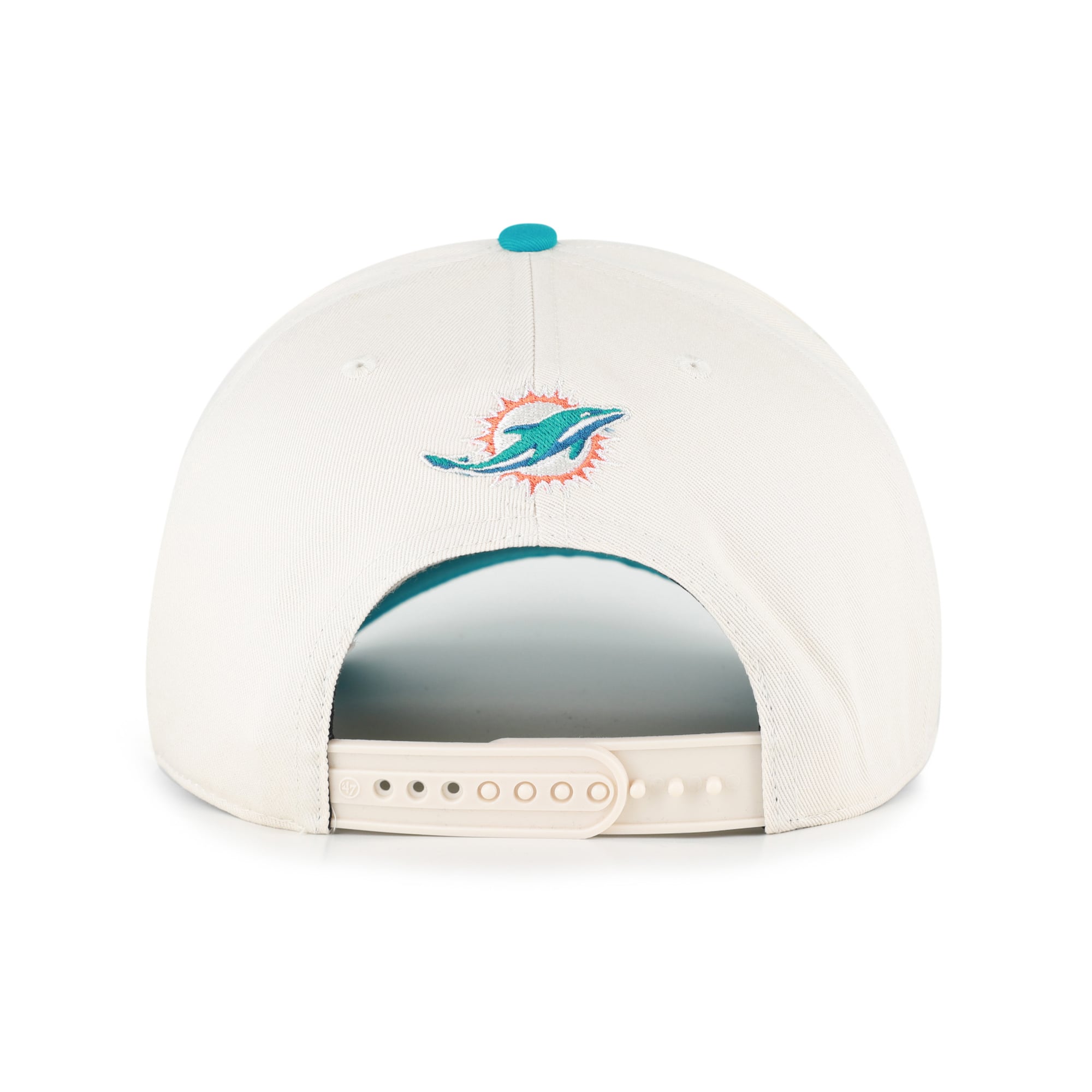 Casquette ajustable pour femme « 47 Natural Miami Dolphins Rope Script Hitch »