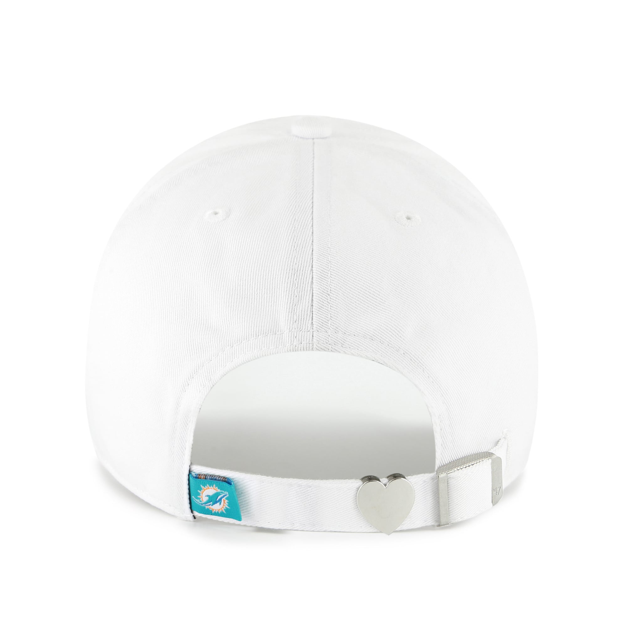 Casquette ajustable pour femme « 47 » blanche Miami Dolphins Trendy Script Clean Up