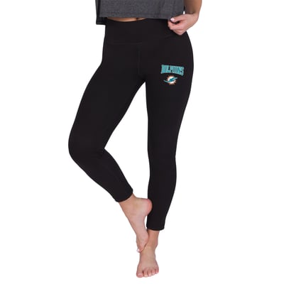 Miami Dolphins Concepts Sport Women's Sentry Knit Leggings - Black
