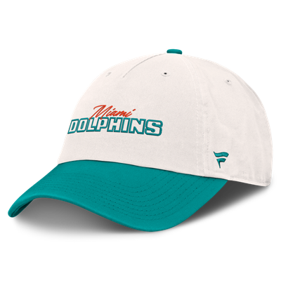  Miami Dolphins Fanatics Women's Heritage Amity Adjustable Hat - Cream