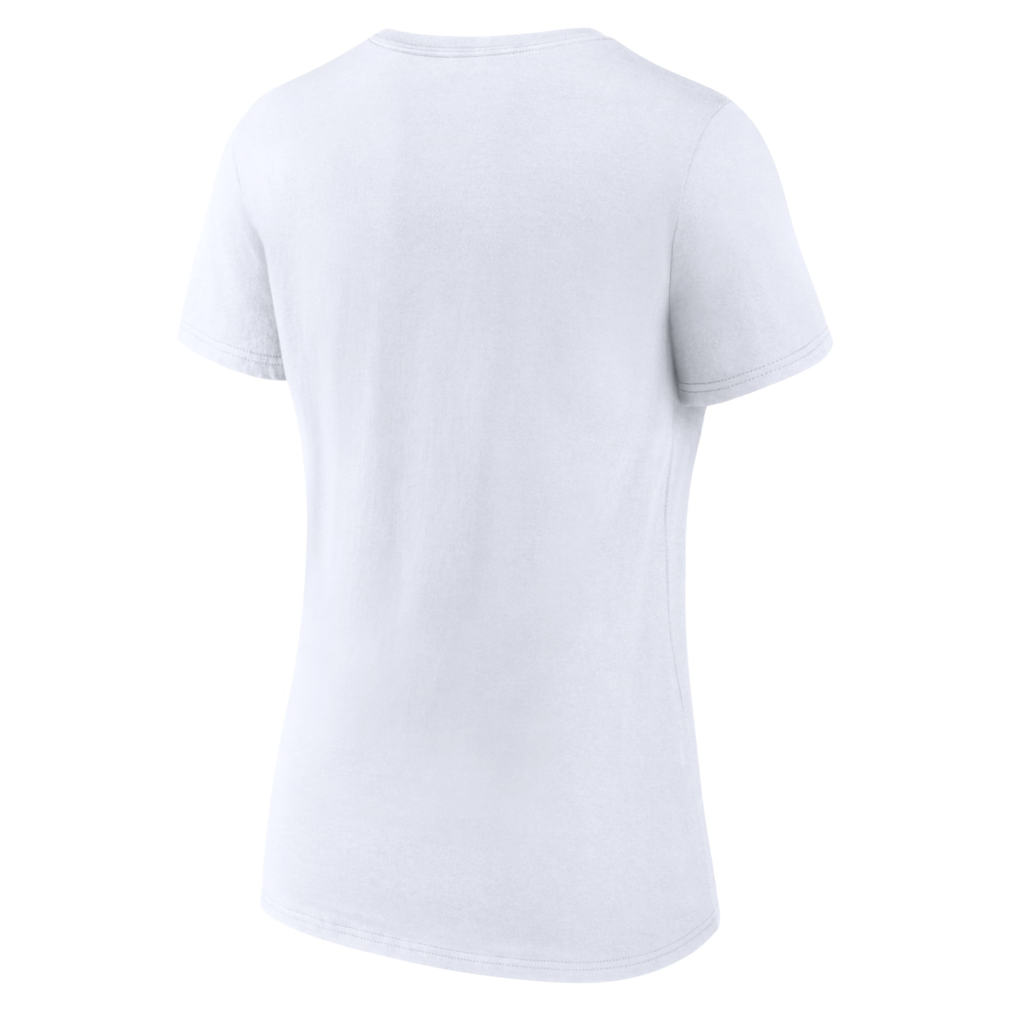 Women's Logo Athletic White Miami Dolphins Primary V-Neck T-Shirt