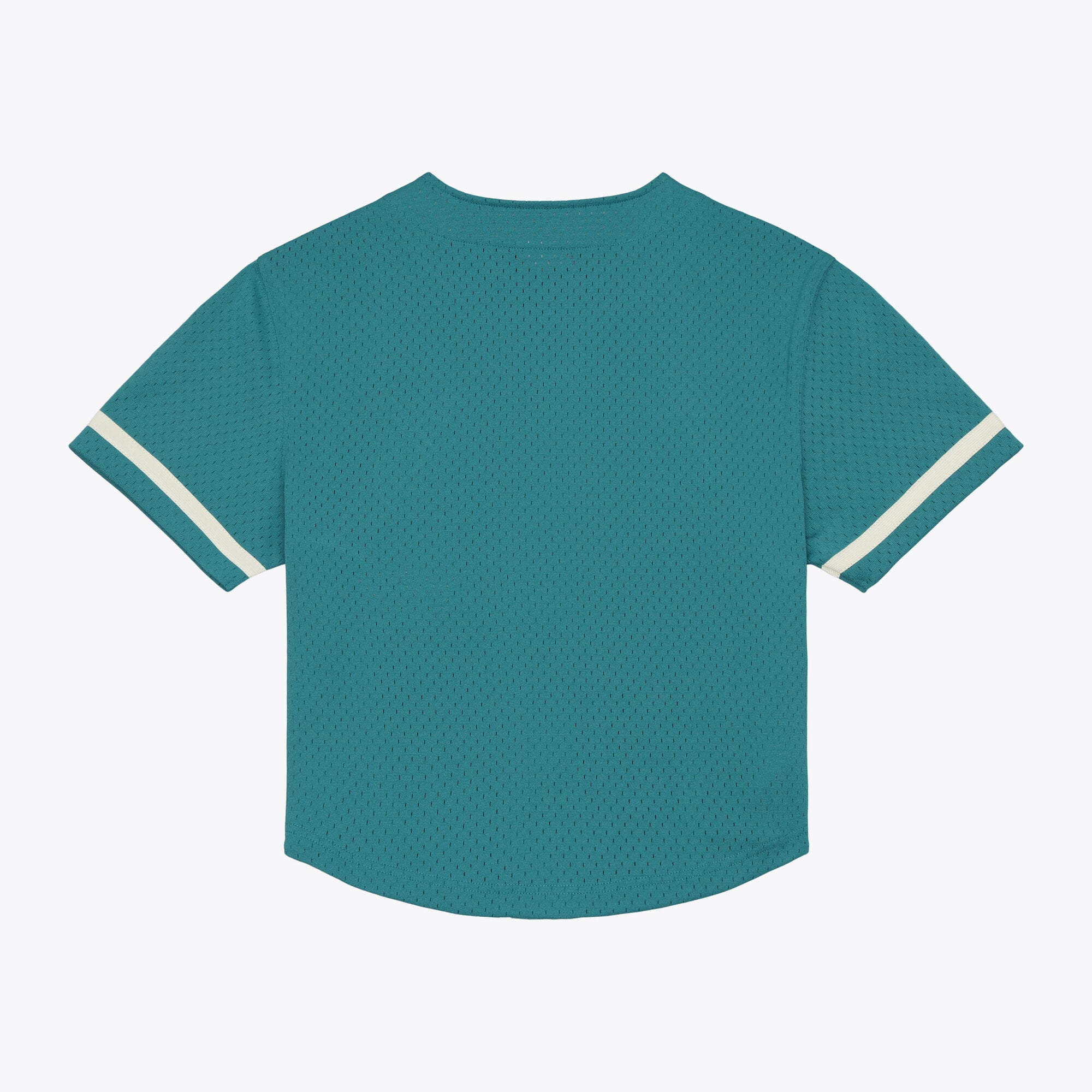 Maillot de baseball rétro Roots des Miami Dolphins, couleur aqua, pour femmes, Mitchell & Ness