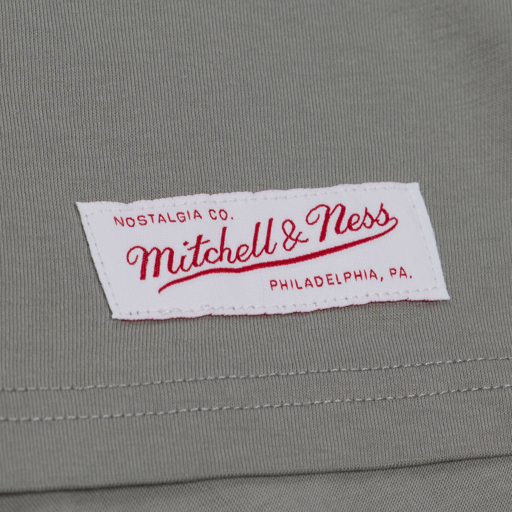 Women's Mitchell & Ness  Gray Miami Dolphins Street Graphic Boxy Cropped T-Shirt