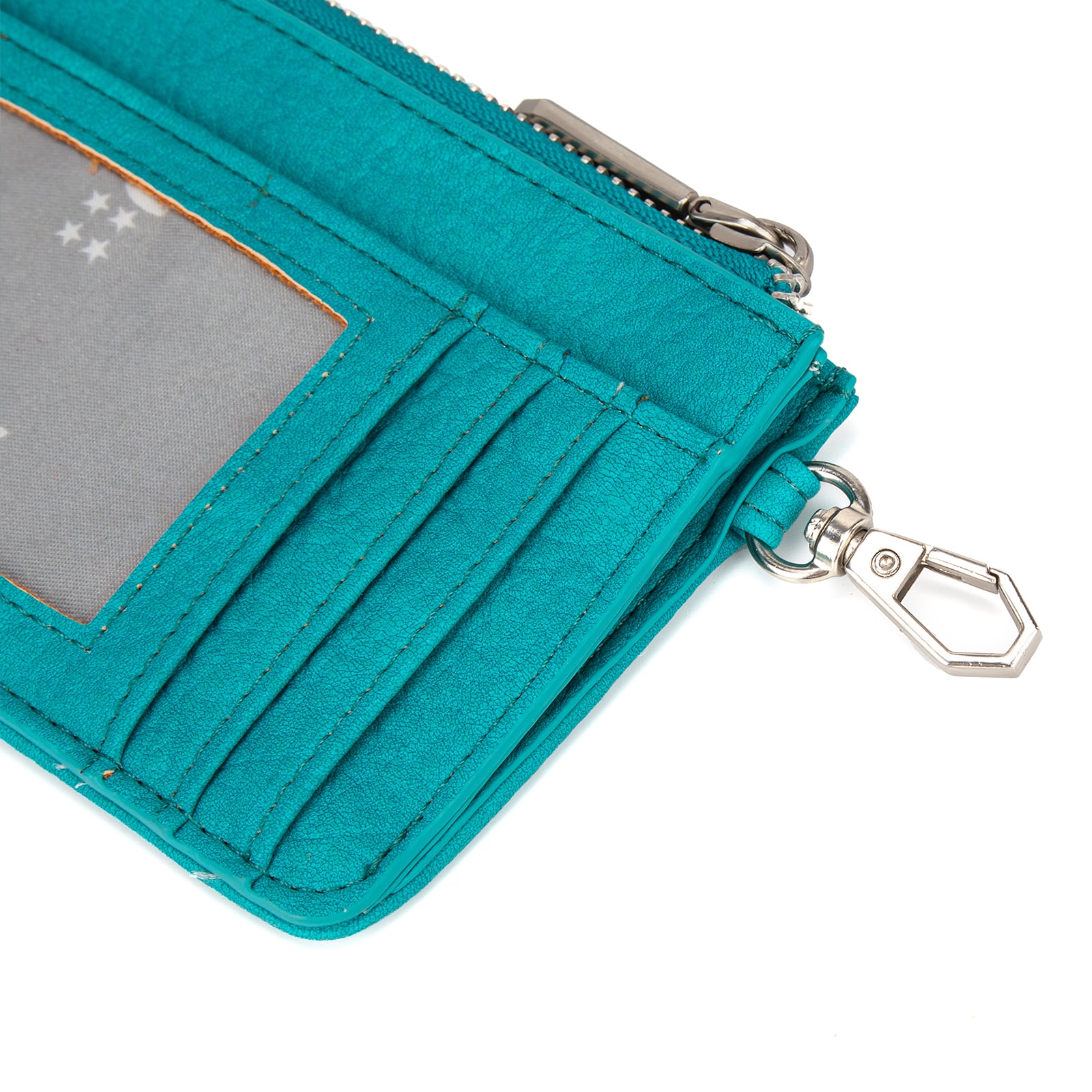 Portefeuille et bracelet porte-clés football Montana West Miami Dolphins pour femme