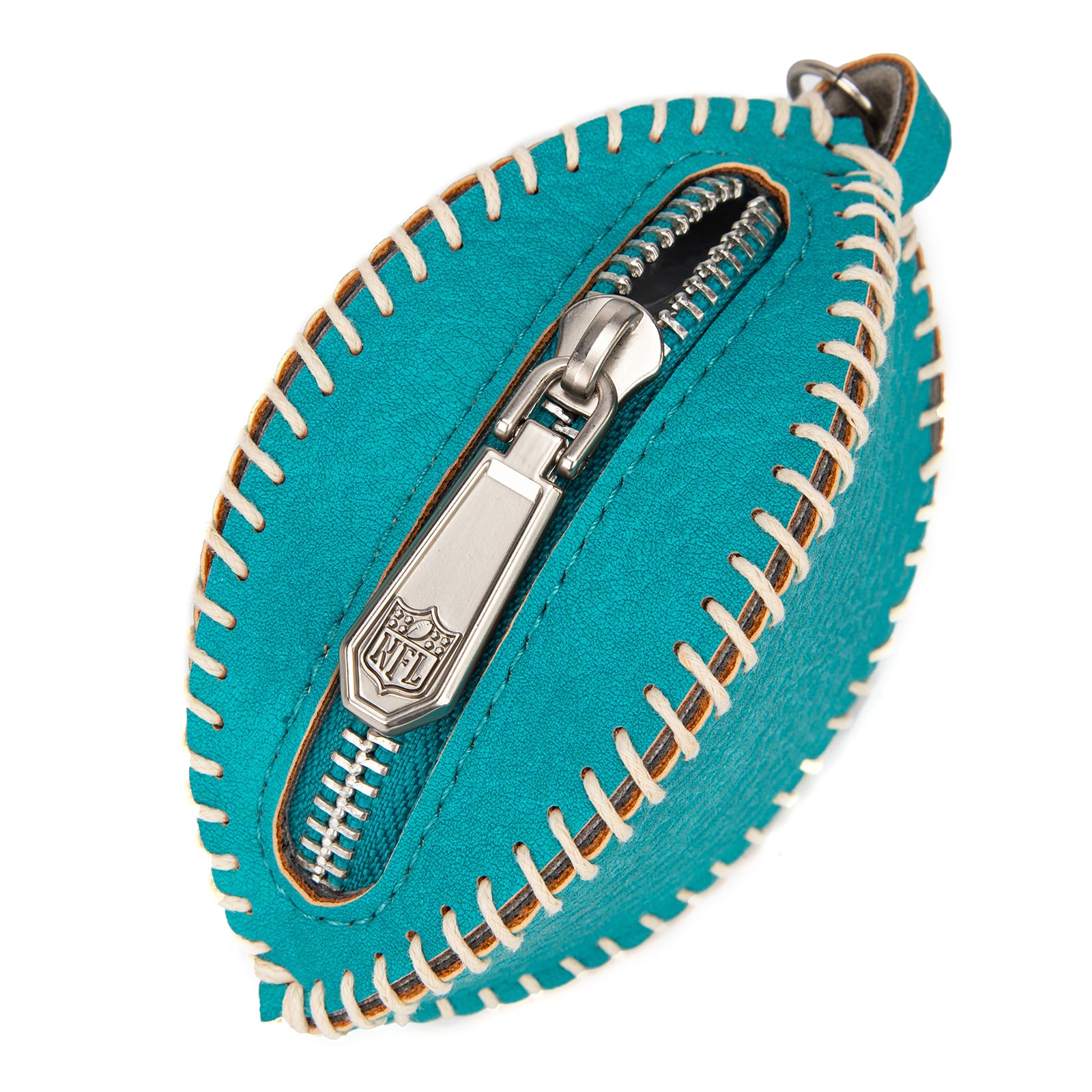 Portefeuille et bracelet porte-clés football Montana West Miami Dolphins pour femme