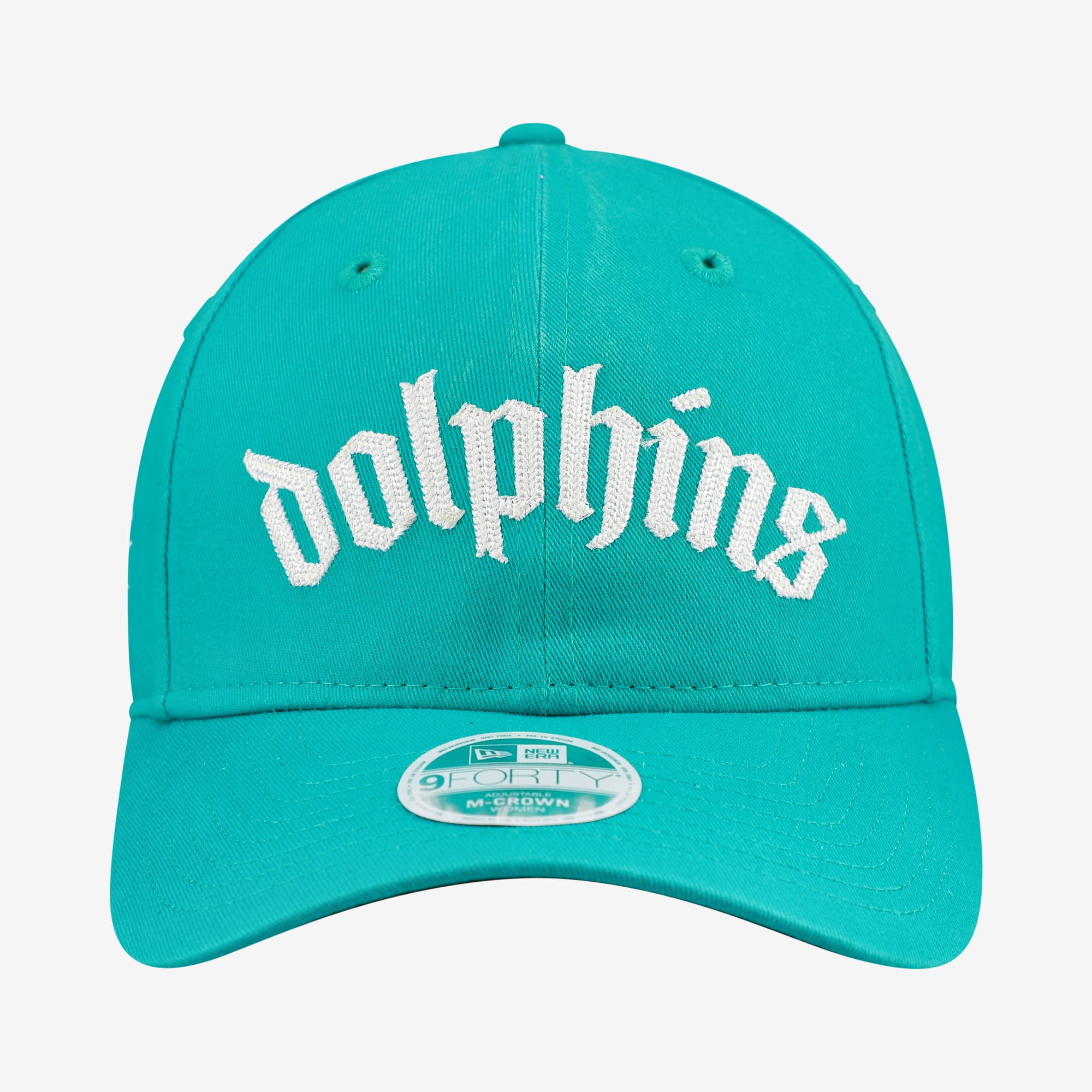 Casquette ajustable New Era Aqua Miami Dolphins 9FORTY M-Crown pour femme