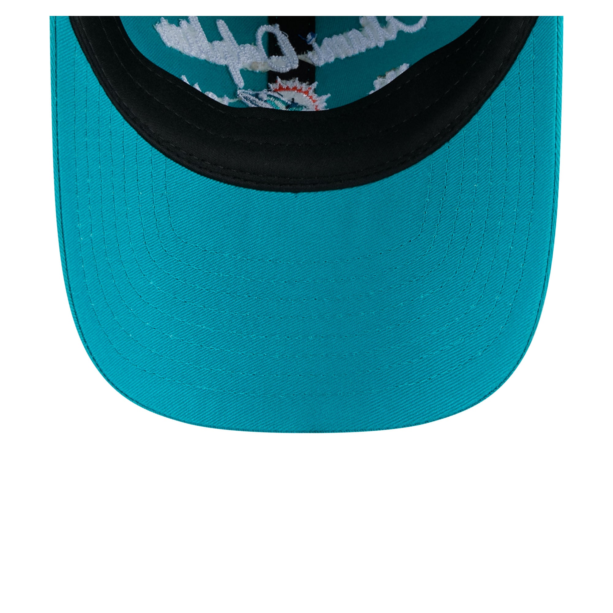 Women's New Era Aqua Miami Dolphins Script Casual Classic Adjustable Hat