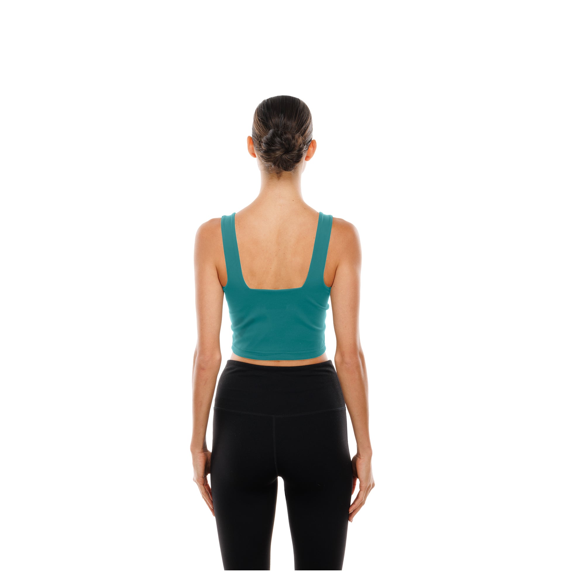 Women's New Era Aqua/Orange Miami Dolphins Reversible Cropped Sport Classics Tank Top