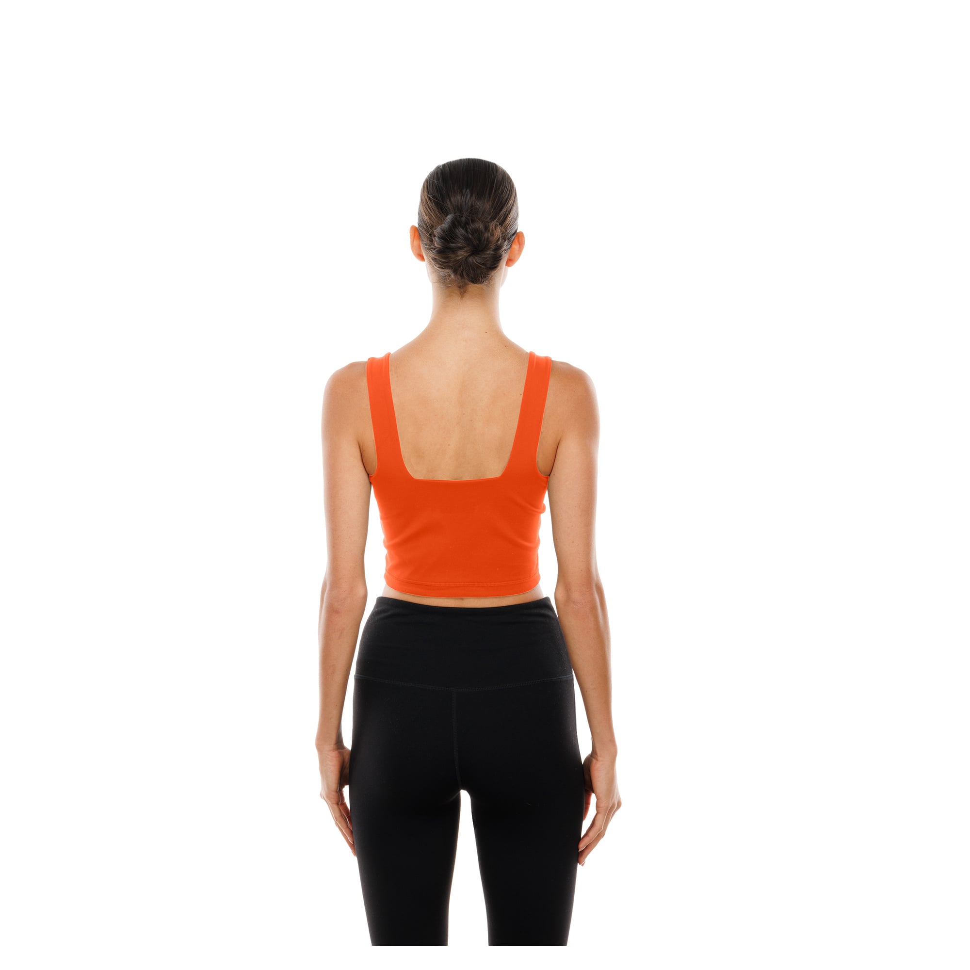 Women's New Era Aqua/Orange Miami Dolphins Reversible Cropped Sport Classics Tank Top