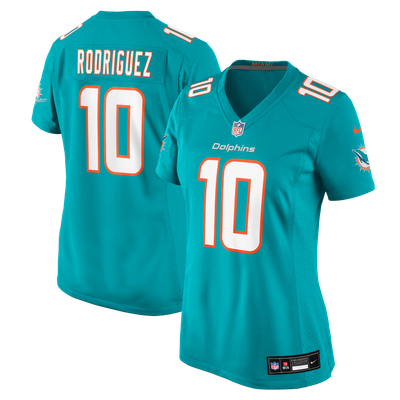 Jacob Rodriguez Miami Dolphins Nike Women's Game Jersey - Aqua