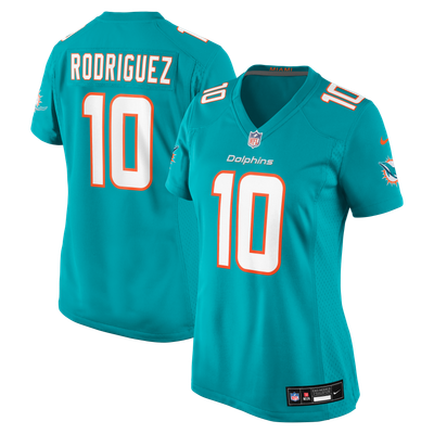 Jacob Rodriguez Miami Dolphins Nike Women's Team Game Jersey - Aqua