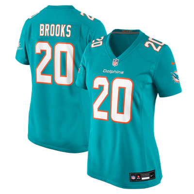 Jordyn Brooks Miami Dolphins Nike Women's Game Jersey - Aqua