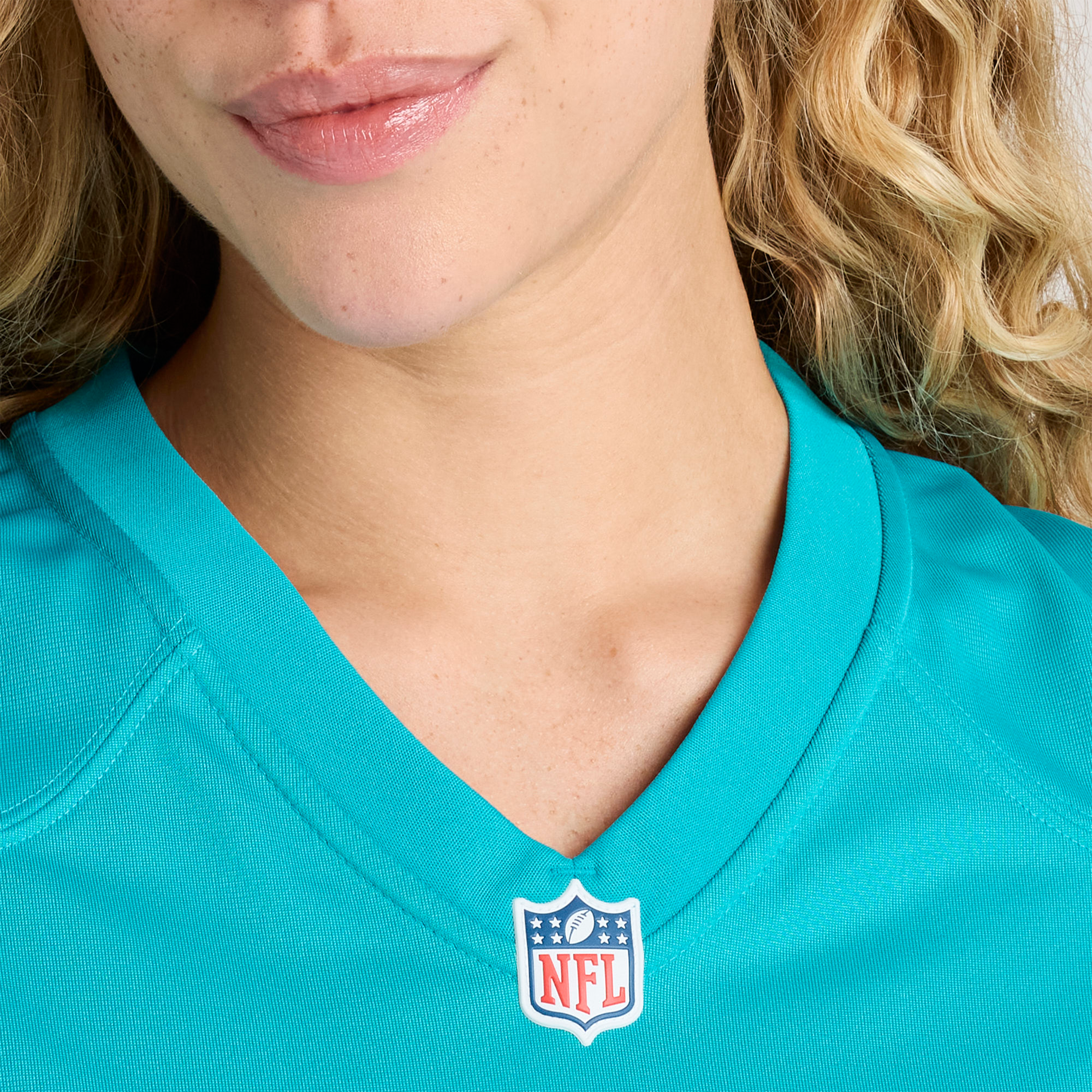 Maillot de match Nike Kevin Coleman Aqua Miami Dolphins pour femmes