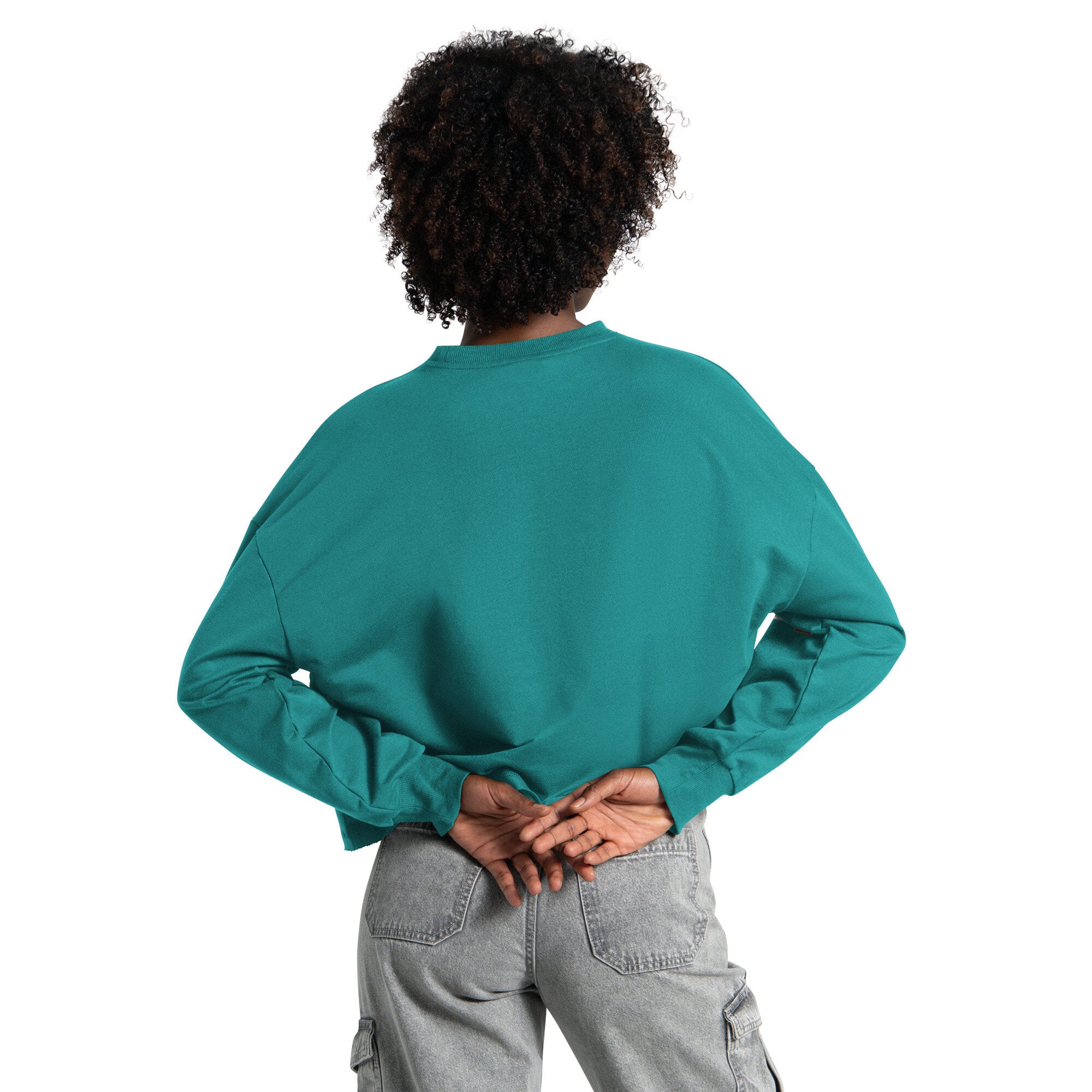 Sweat-shirt court Starter Aqua Miami Dolphins Bleachers pour femmes