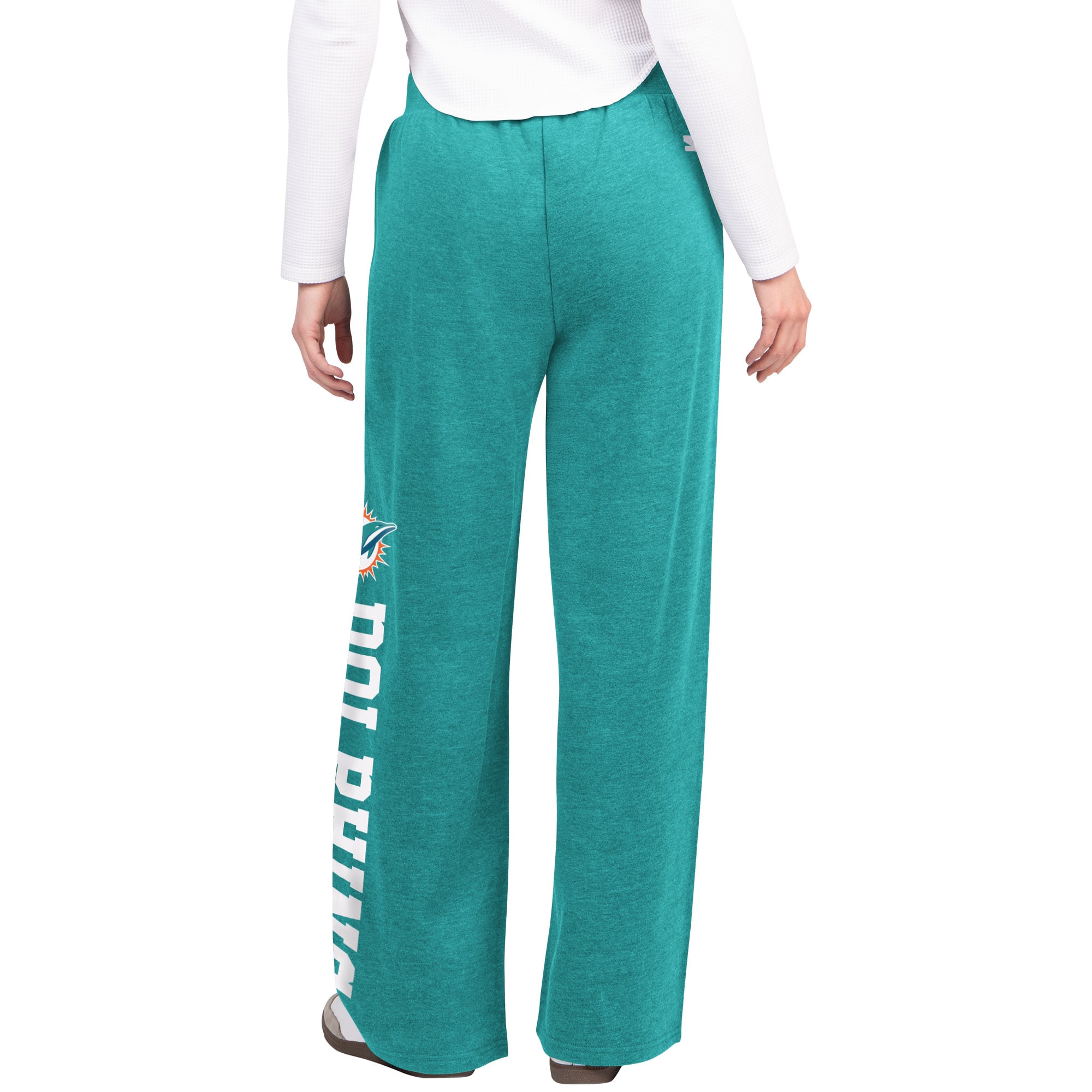 Pantalon de survêtement large pour femme Starter Aqua Miami Dolphins Field