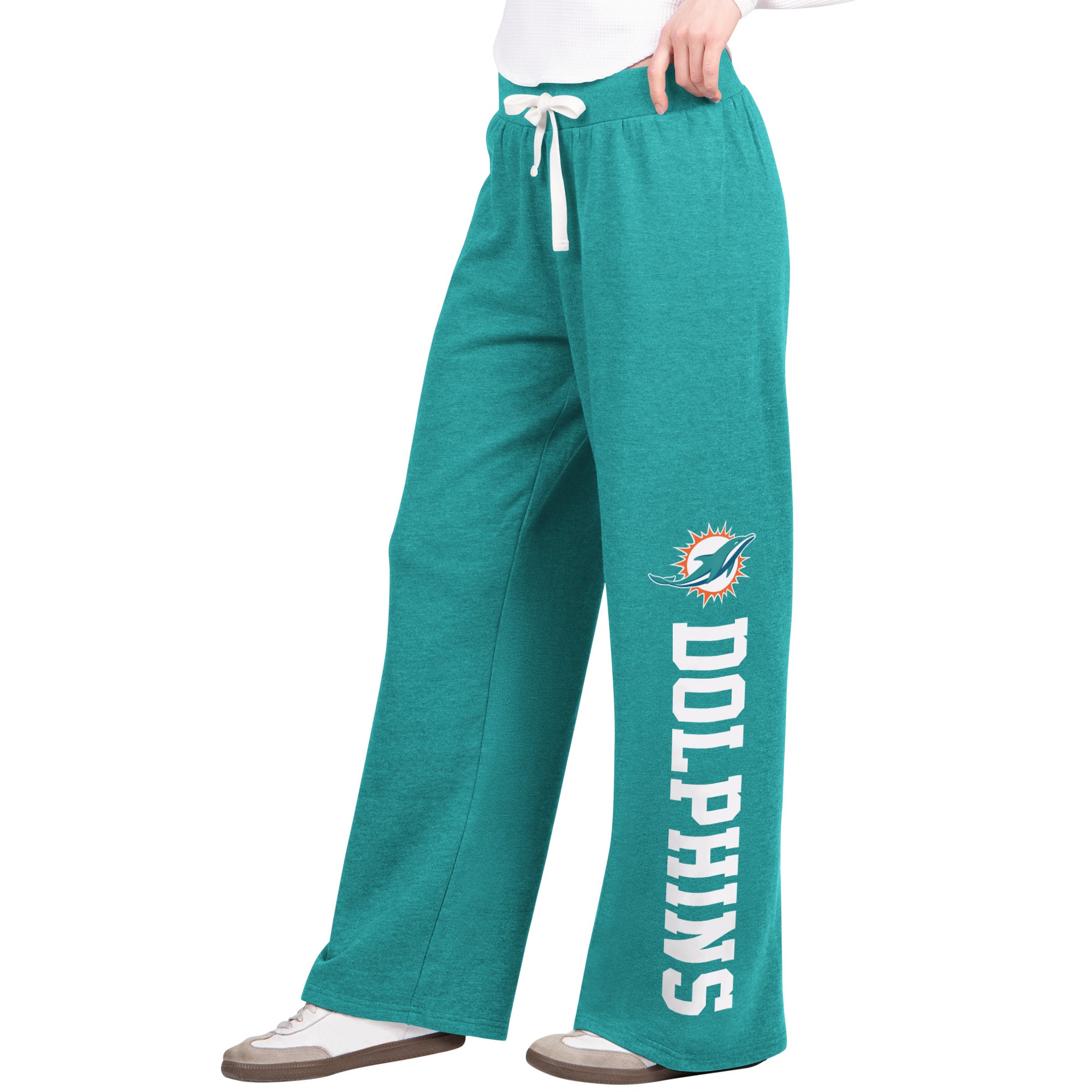 Pantalon de survêtement large pour femme Starter Aqua Miami Dolphins Field