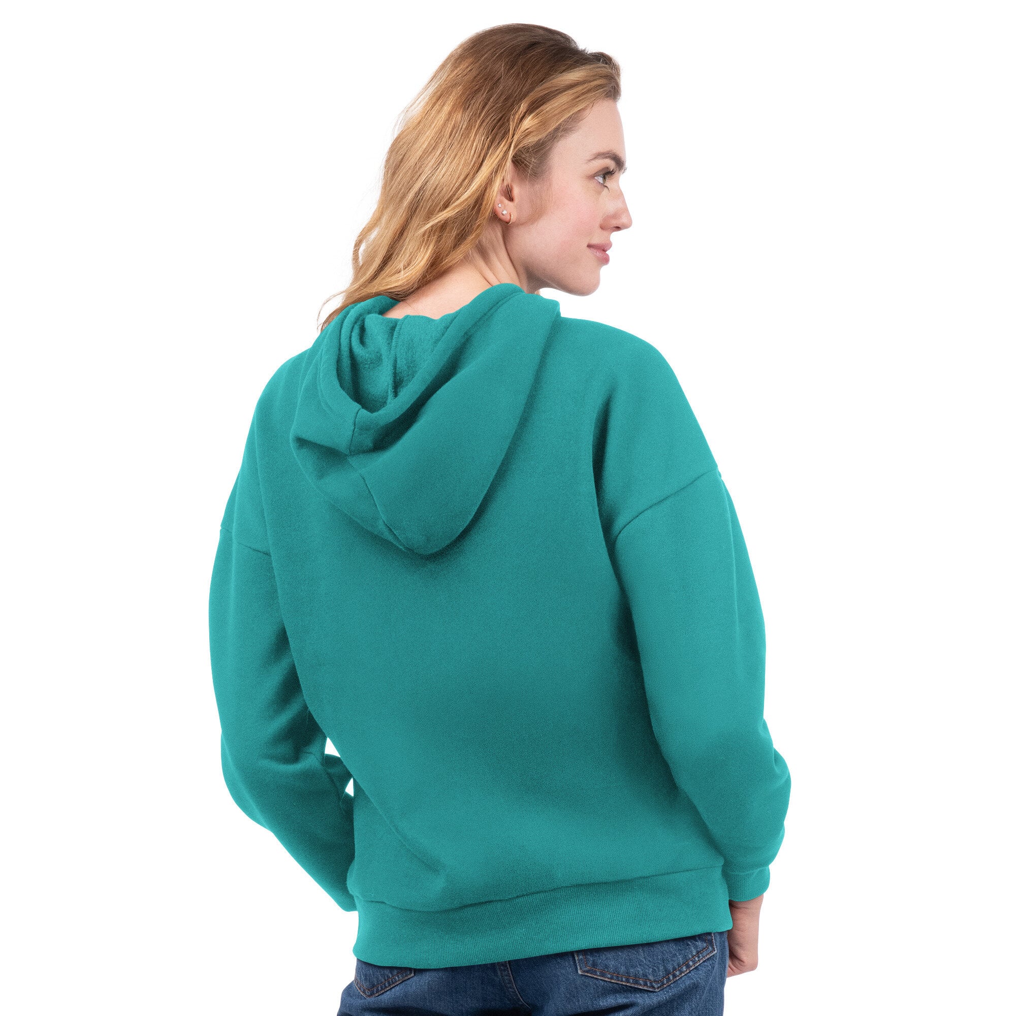 Ensemble sweat à capuche et t-shirt Starter orange/turquoise Miami Dolphins pour femme