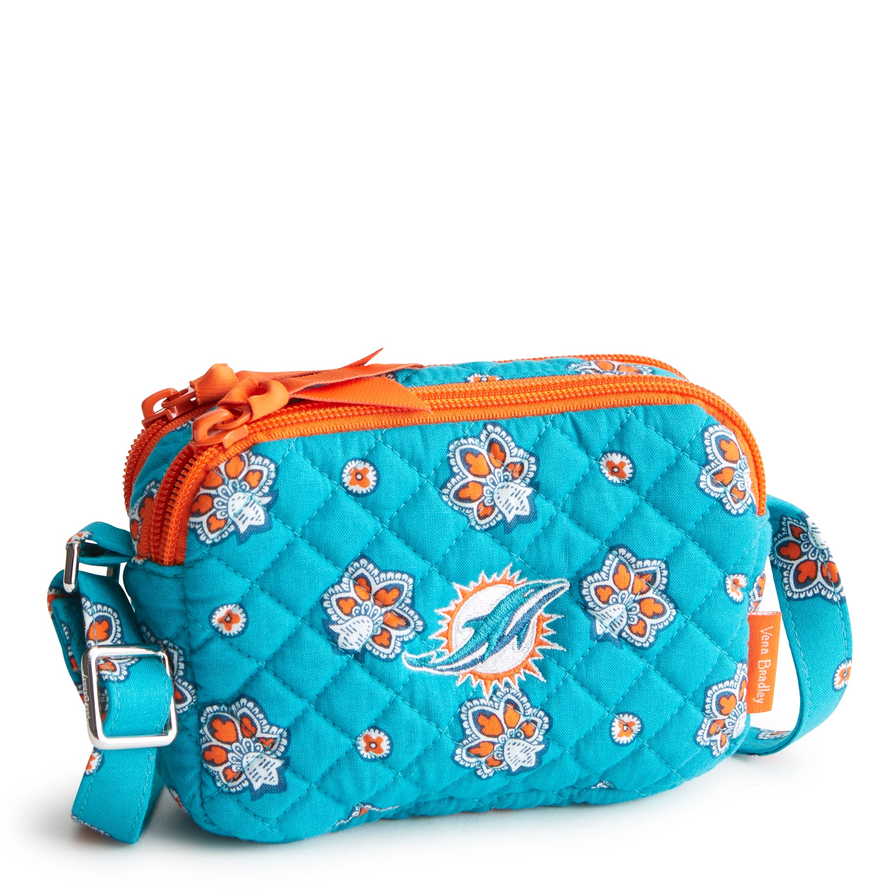 Women's Vera Bradley Miami Dolphins Small Stadium Crossbody Bag