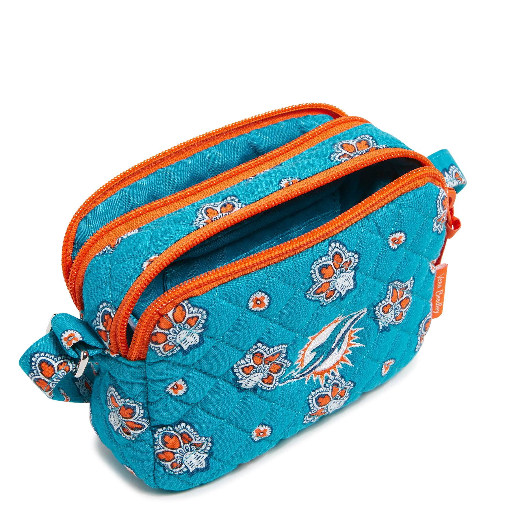 Women's Vera Bradley Miami Dolphins Small Stadium Crossbody Bag