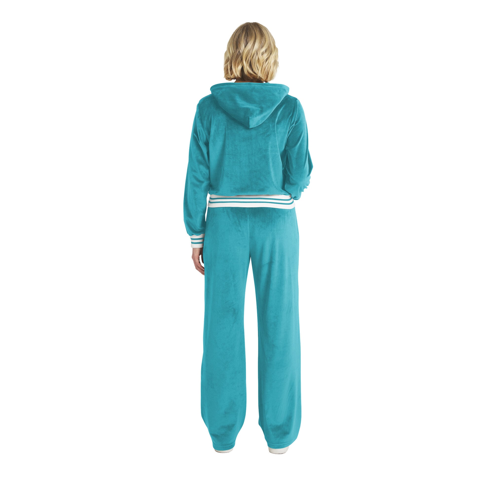 Women's WEAR by Erin Andrews  Aqua Miami Dolphins Velour Track Suit