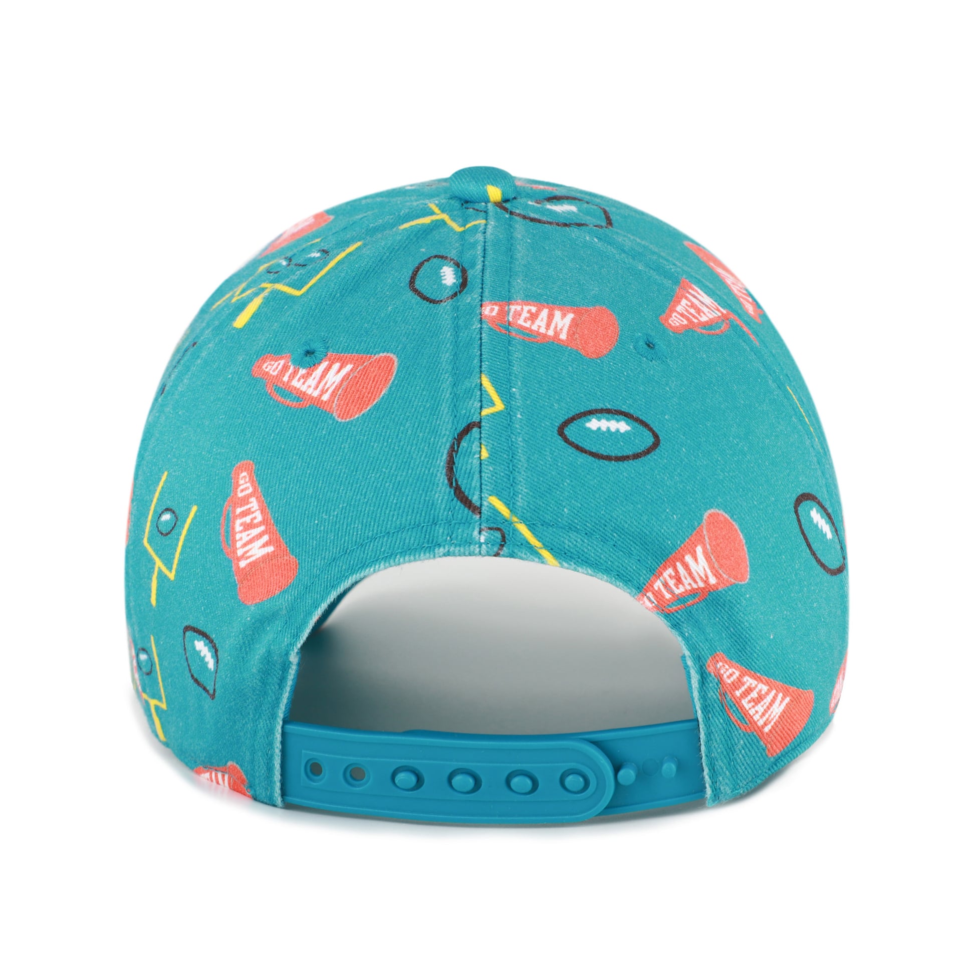 Youth '47  Aqua Miami Dolphins Stomping Ground Clean Up Adjustable Hat