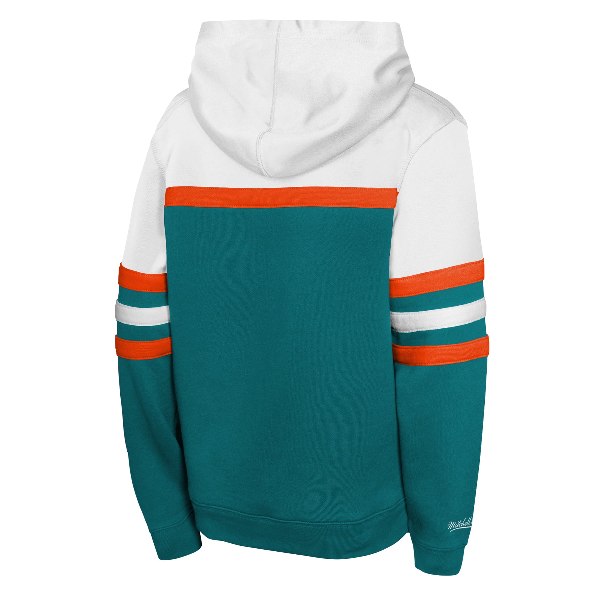 Sweat à capuche rétro Mitchell & Ness Aqua Miami Dolphins pour enfant