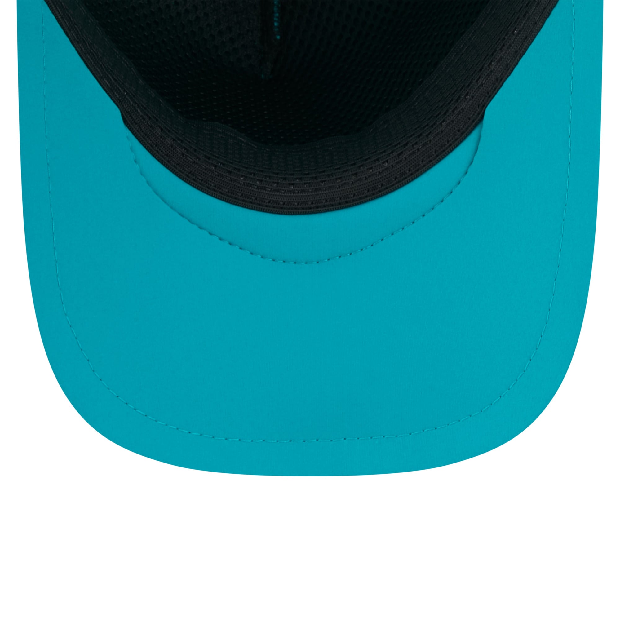 Youth New Era Aqua Miami Dolphins 2026 Sideline Apex 9FORTY Adjustable Trucker Hat