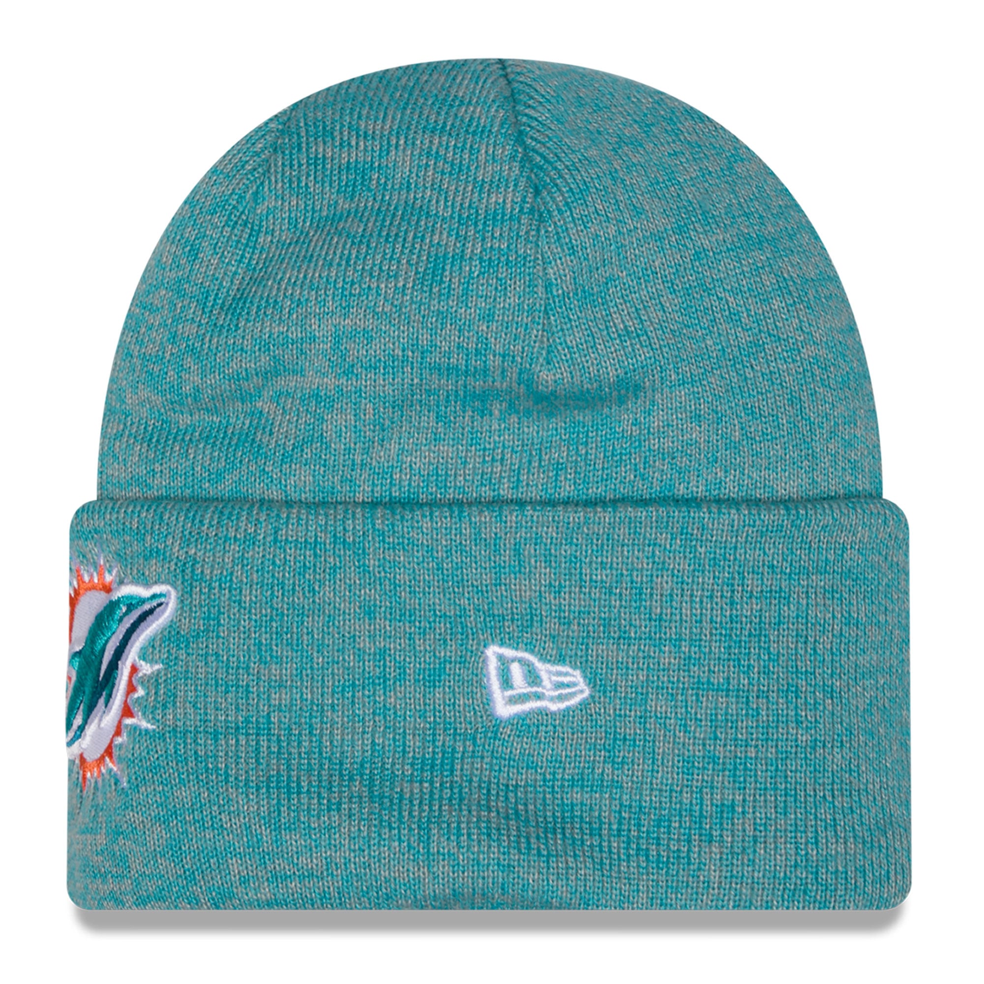 Bonnet à revers chiné New Era Aqua Miami Dolphins pour enfant