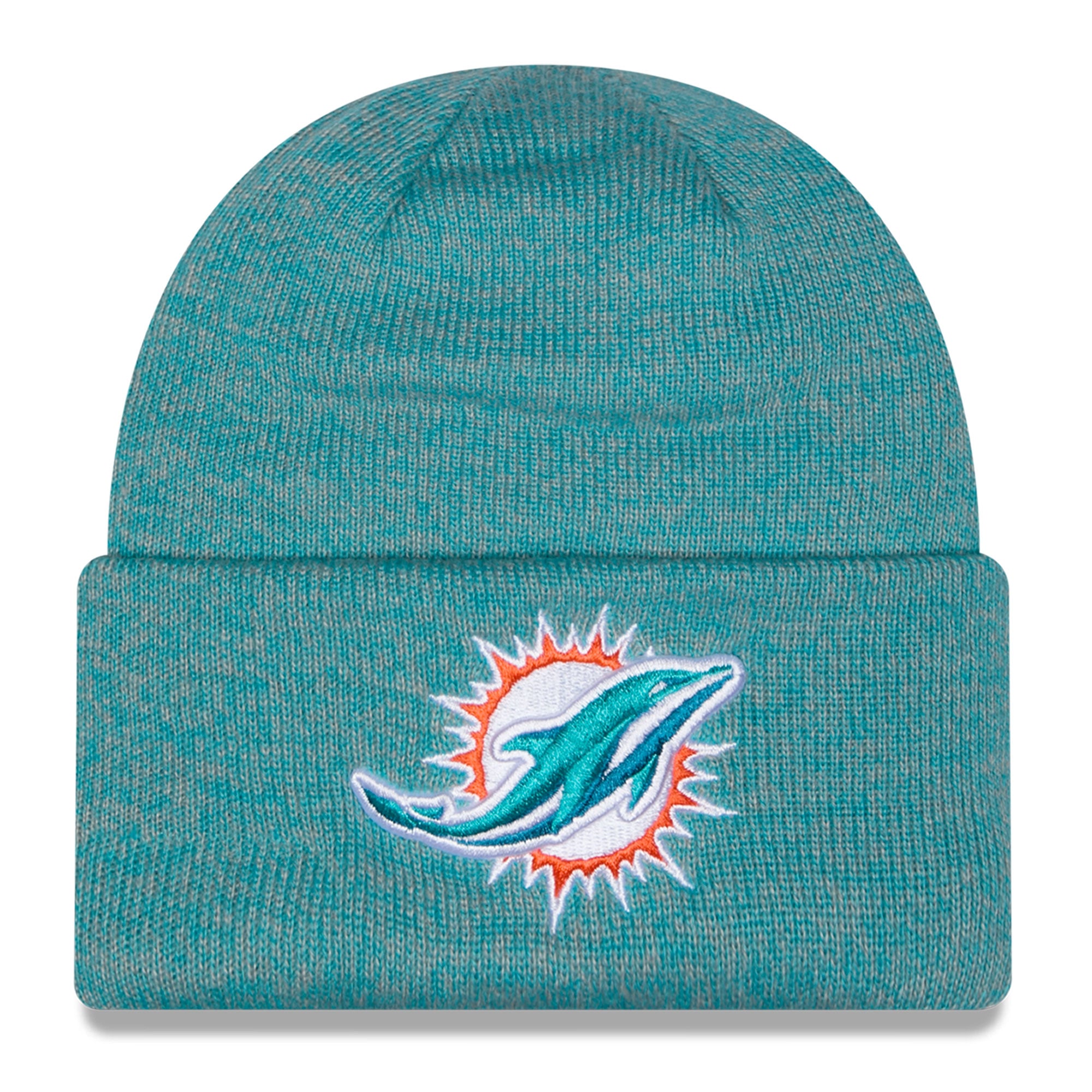 Bonnet à revers chiné New Era Aqua Miami Dolphins pour enfant