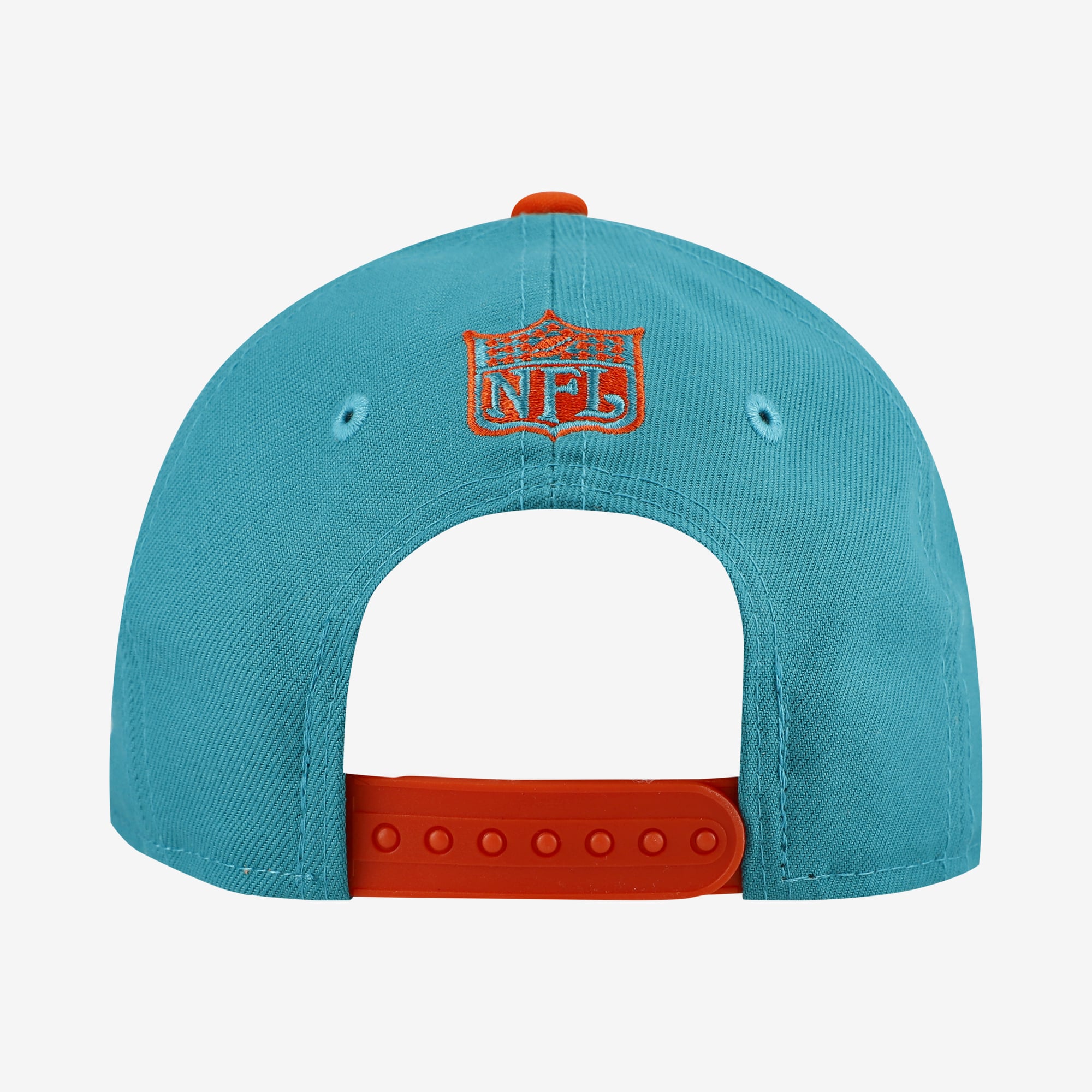 Youth New Era Teal Miami Dolphins Cartoon 9FORTY A-Frame Adjustable Hat