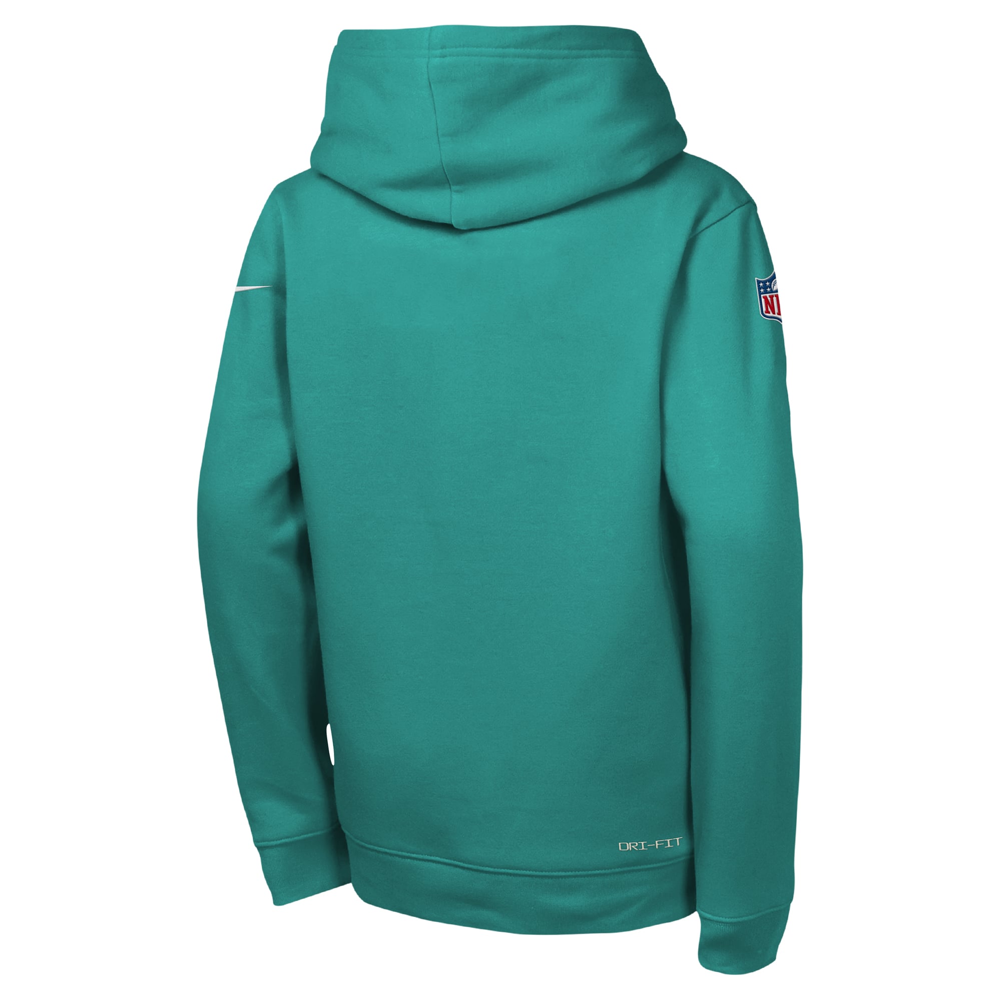 Youth Nike Aqua Miami Dolphins Sideline Dri-FIT Hoodie