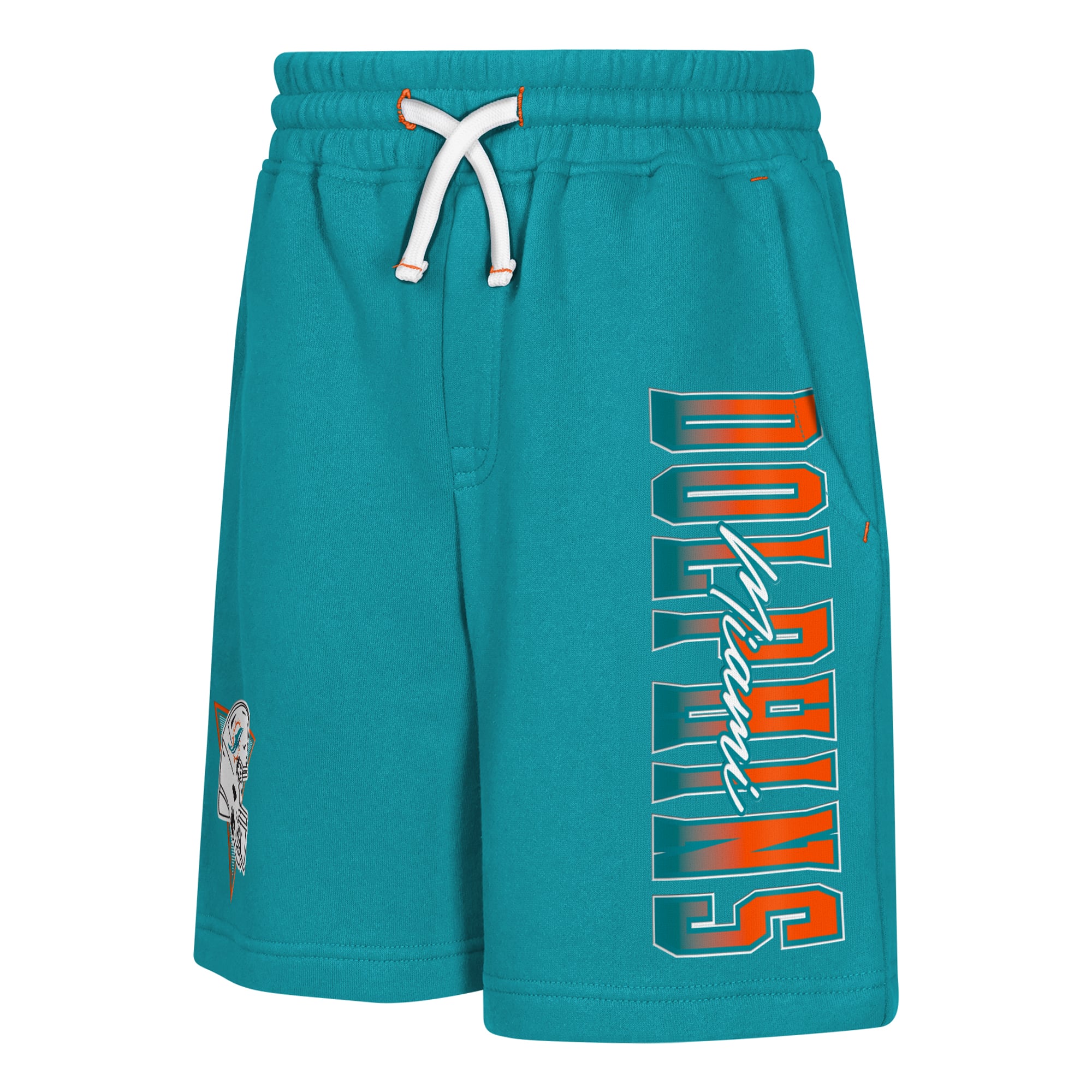 Youth Outerstuff  Aqua Miami Dolphins Audible Fleece Shorts