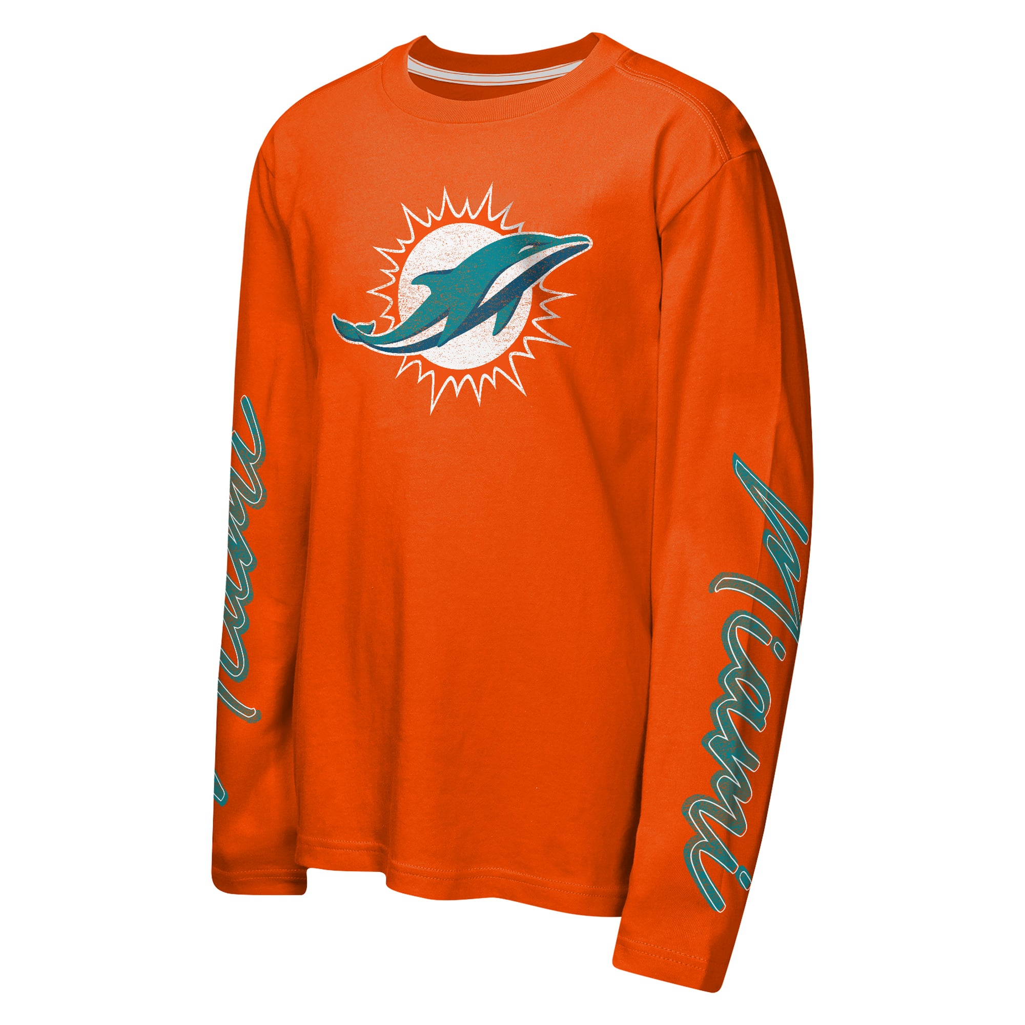 Youth Outerstuff Aqua Miami Dolphins Motion Combo Set