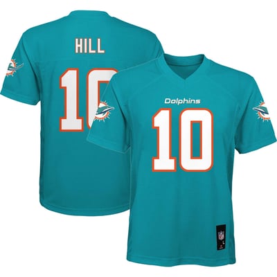 Tyreek Hill Miami Dolphins Youth Replica Jersey - Aqua