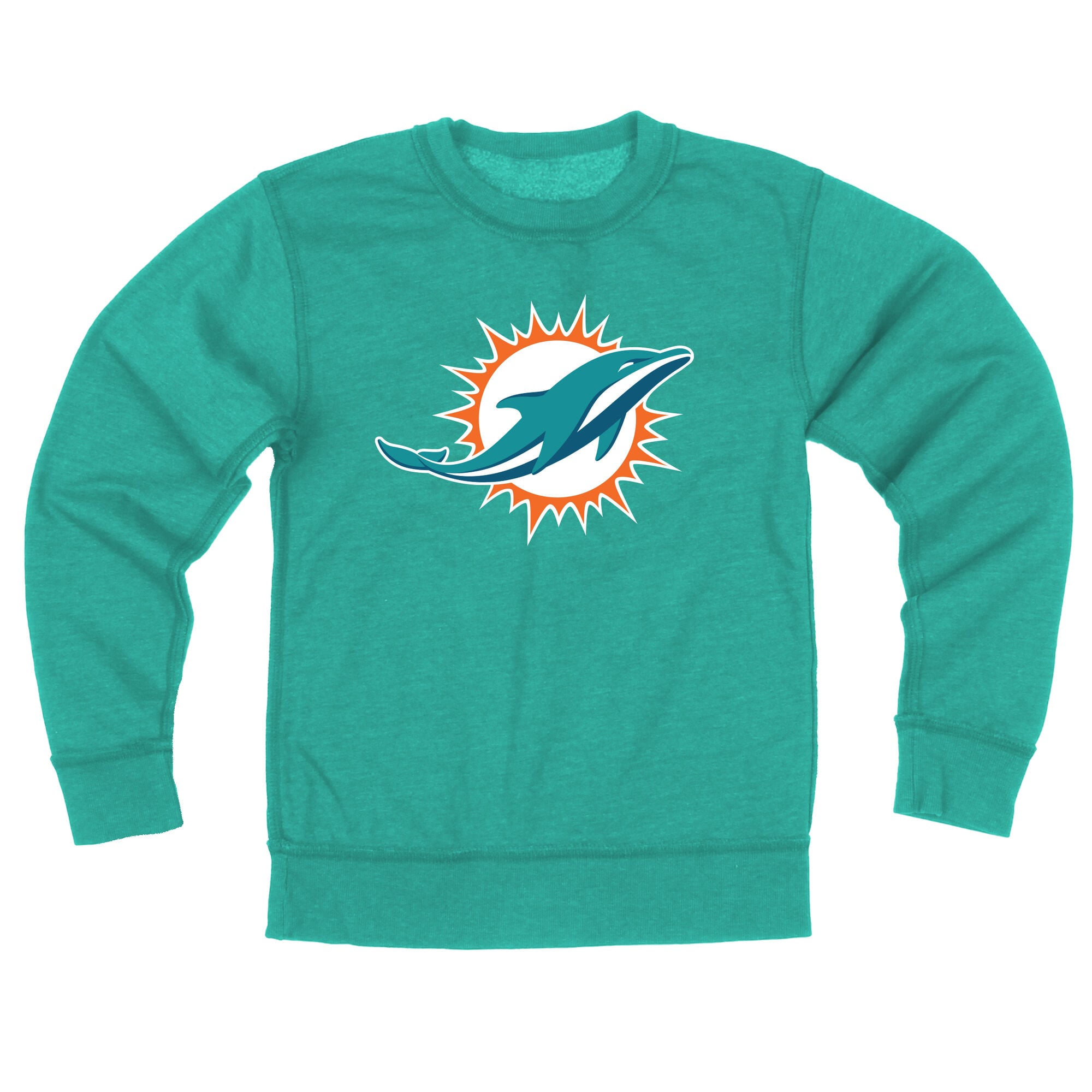 Sweat-shirt réversible en polaire Wes & Willy Aqua Miami Dolphins pour jeunes
