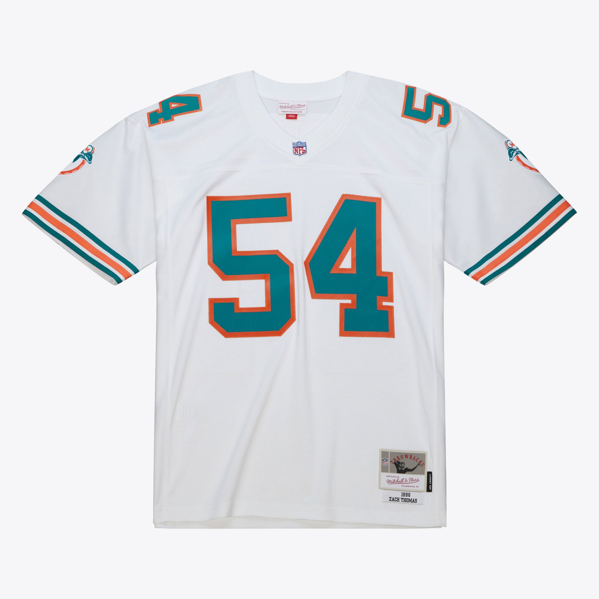Custom Sewn Zach Thomas Miami Dolphins Teal Jersey – Unbranded (M, L, XL, 2XL)