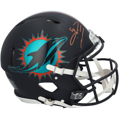 Zach Thomas Miami Dolphins Autographed Fanatics Authentic Riddell Rivalry Speed Authentic Helmet