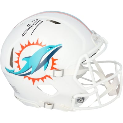 Zach Thomas Miami Dolphins Autographed Fanatics Authentic Riddell Speed Authentic Helmet