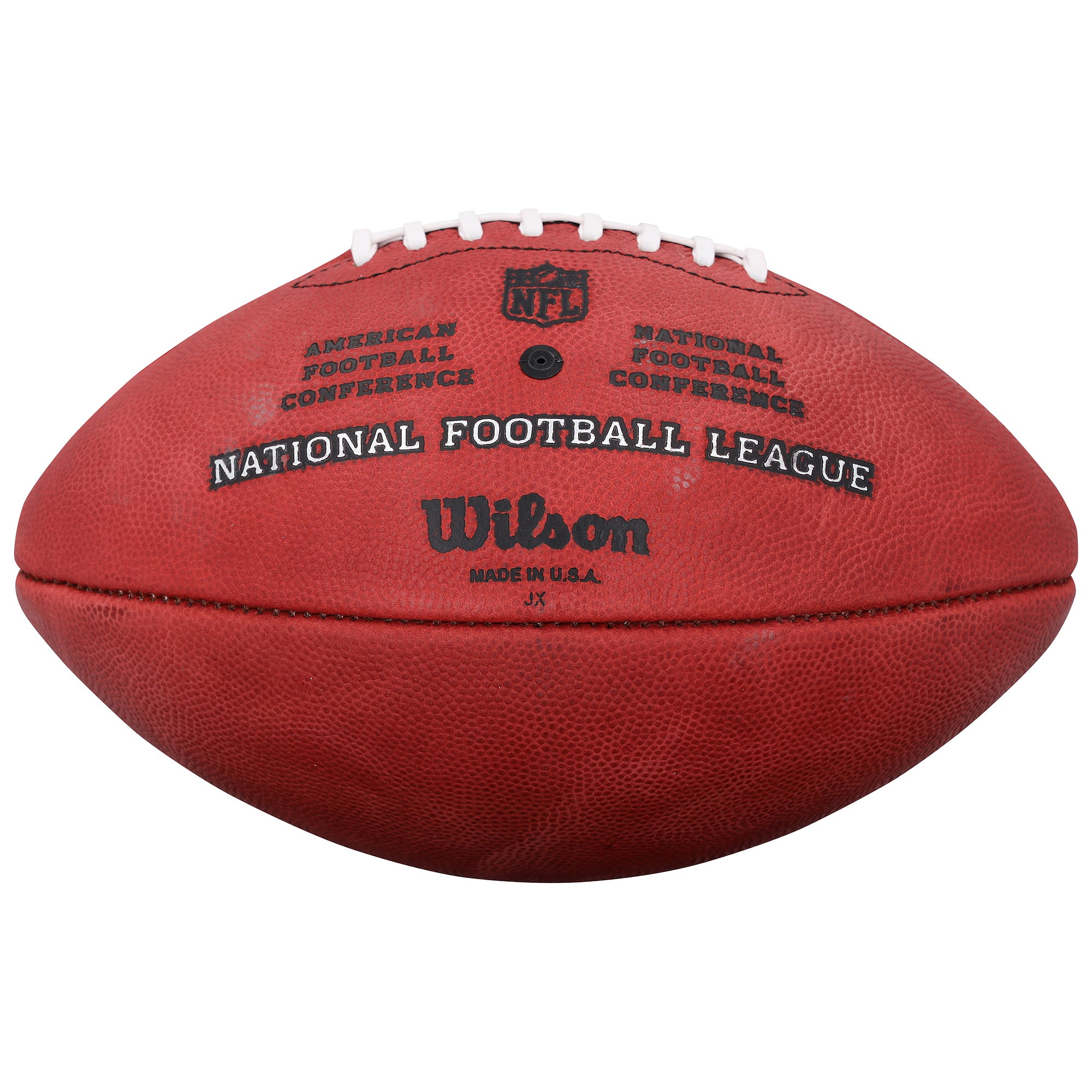 Ballon de football américain Wilson Duke en couleur, autographié par Zach Thomas des Miami Dolphins, avec inscription « HOF 23 ».