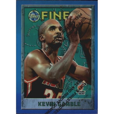 1995-96 Finest Refractors #148 Kevin Gamble