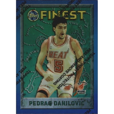 1995-96 Finest Refractors #216 Sasha Danilovic