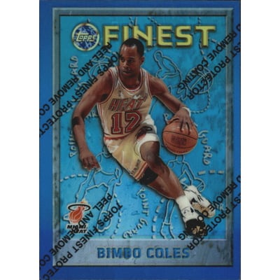 1995-96 Finest Refractors #27 Bimbo Coles